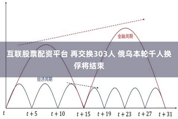 互联股票配资平台 再交换303人 俄乌本轮千人换俘将结束